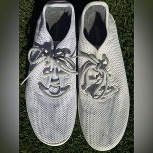 allbirds White Knit Lace-Up  Men’s Sneakers Size 11 Tree Runners